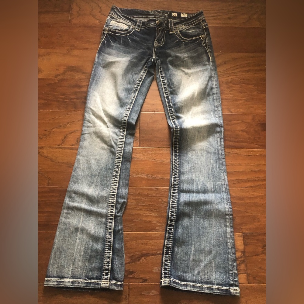 Miss Me signature boot stretch jeans